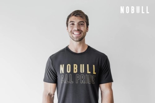 Magliette NOBULL Pride Uomo Nere/Oro 2037QTV